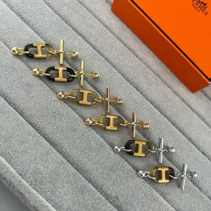 [Stellar Jewelry]H PIG NOSE EARRINGS