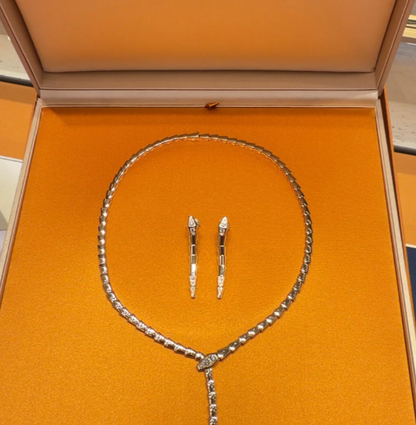 [Stellar Jewelry]NEW！SERPENT DIAMOND NECKLACE