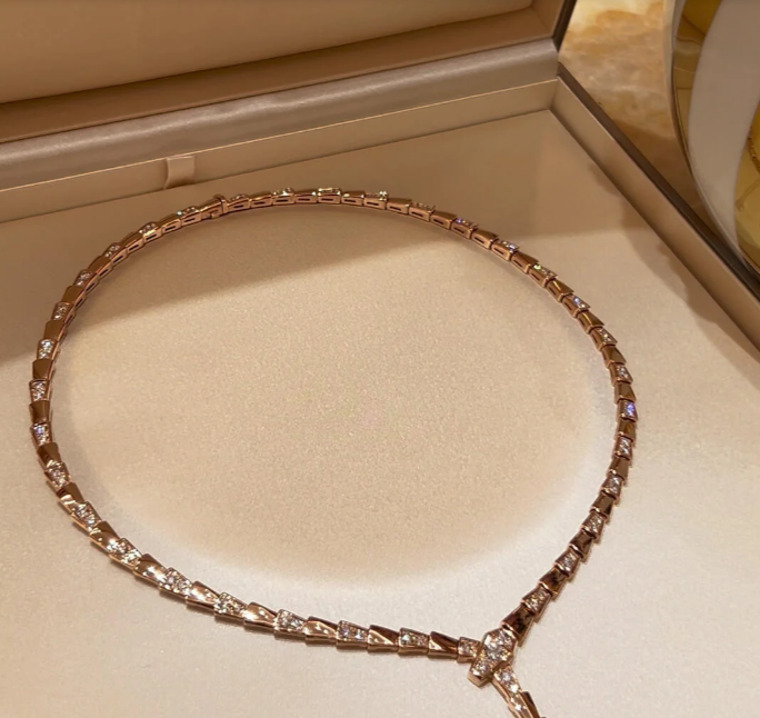 [Stellar Jewelry]NEW！SERPENT DIAMOND NECKLACE