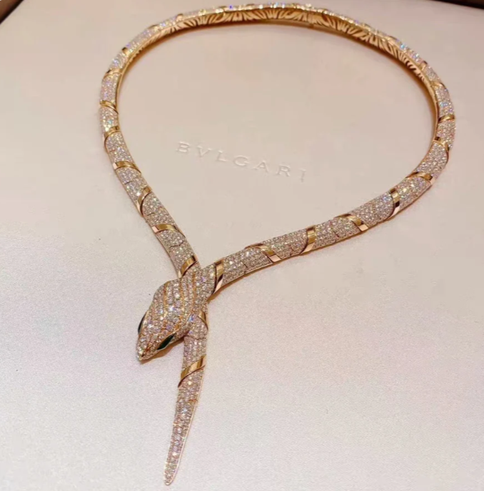 [Stellar Jewelry]HAUTE COUTURE GOLD SERPENTI NECKLACE
