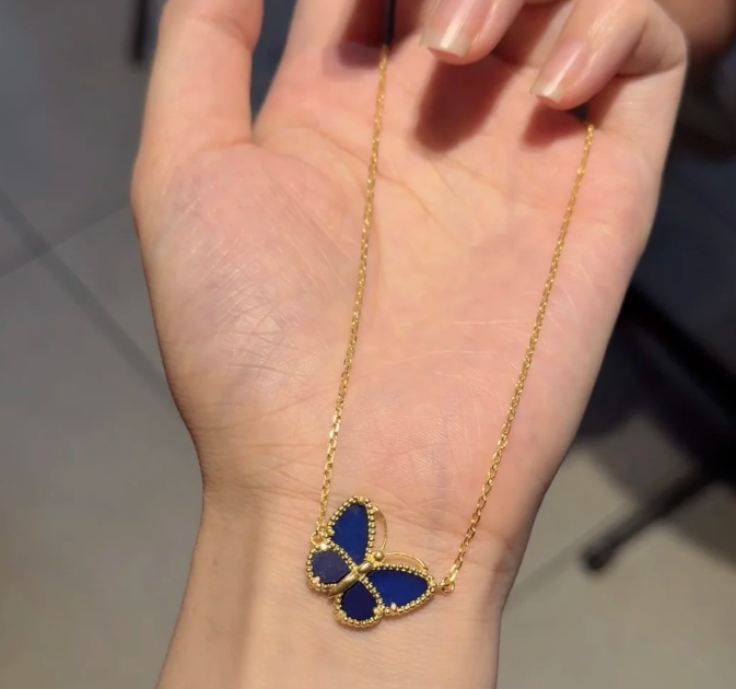 [Stellar Jewelry]2026 NEW BUTTERFLY BLUE   NECKLACE