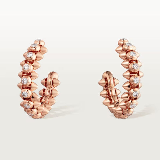 [Stellar Jewelry]CLASH FULL DIAMOND MEDIUM EARRINGS