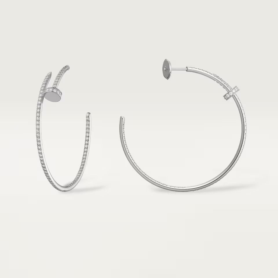 [Stellar Jewelry]JUSTE FULL DIAMOND LARGE EARRINGS