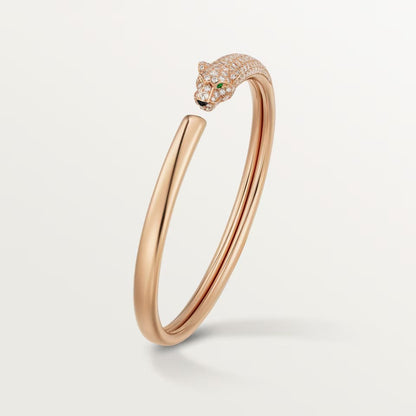 [Stellar Jewelry]PANTHERE HALF DIAMOND OPEN BRACELET