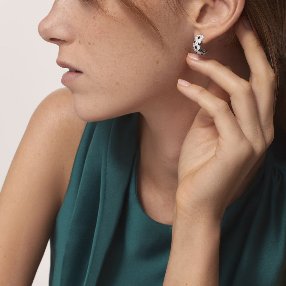 [Stellar Jewelry]PANTHERE MINI FULL DIAMOND EARRINGS