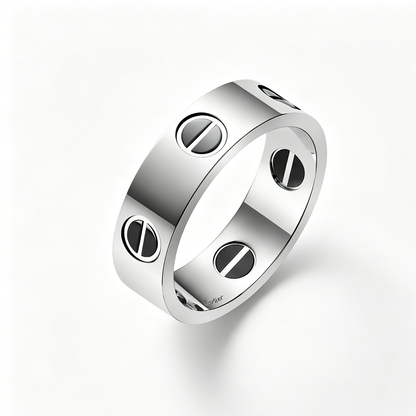 [Stellar Jewelry]LOVE RING 5.5MM NO DIAMONDS  CERAMIC