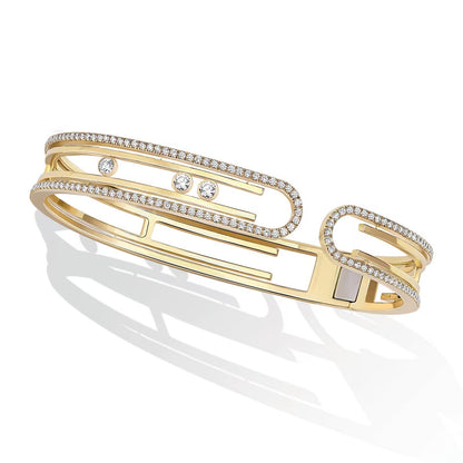[Stellar Jewelry]MOVE 10TH PAVED DIAMOND BRACELET
