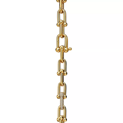 [Stellar jewels]HARDWEAR LARGE LINK GOLD DIAMOND BRACELET