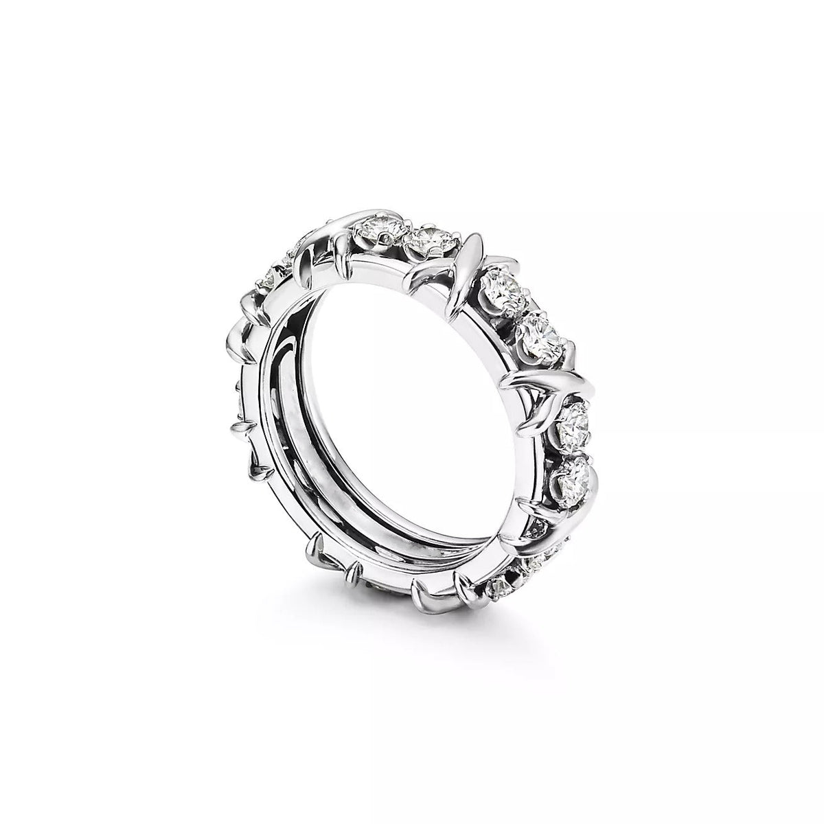 [Stellar jewels]SIXTEEN STONE SILVER RING