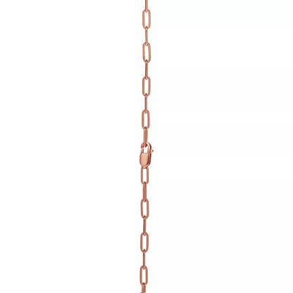 [Stellar jewels]LOCK MEDIUM PENDANT PINK DIAMOND PINK GOLD NECKLACE