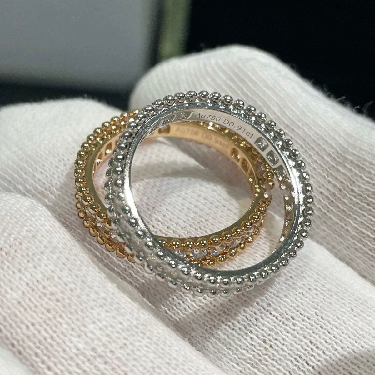 [Stellar Jewelry]PERLEE DIAMOND SILVER RING