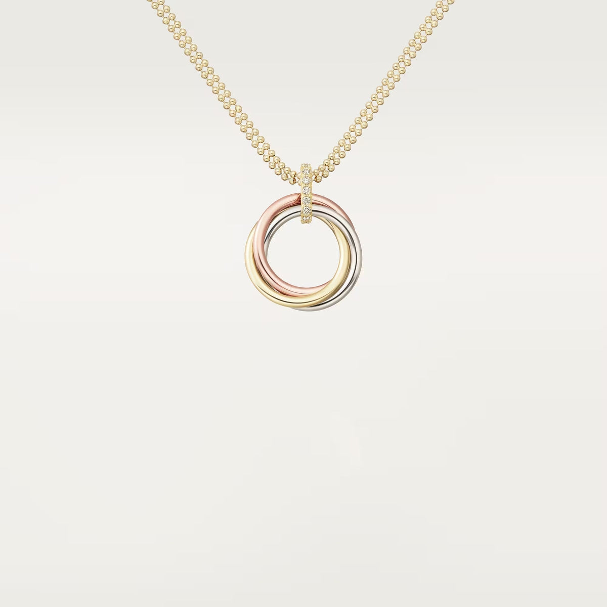 [Stellar Jewelry]TRINITY MEDIUM  DIAMONDS NECKLACE