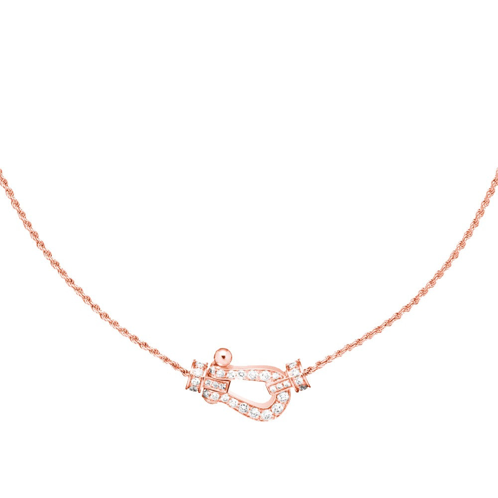 [Stellar Jewelry]FORCE 10 PINK GOLD DIAMOND NECKLACE