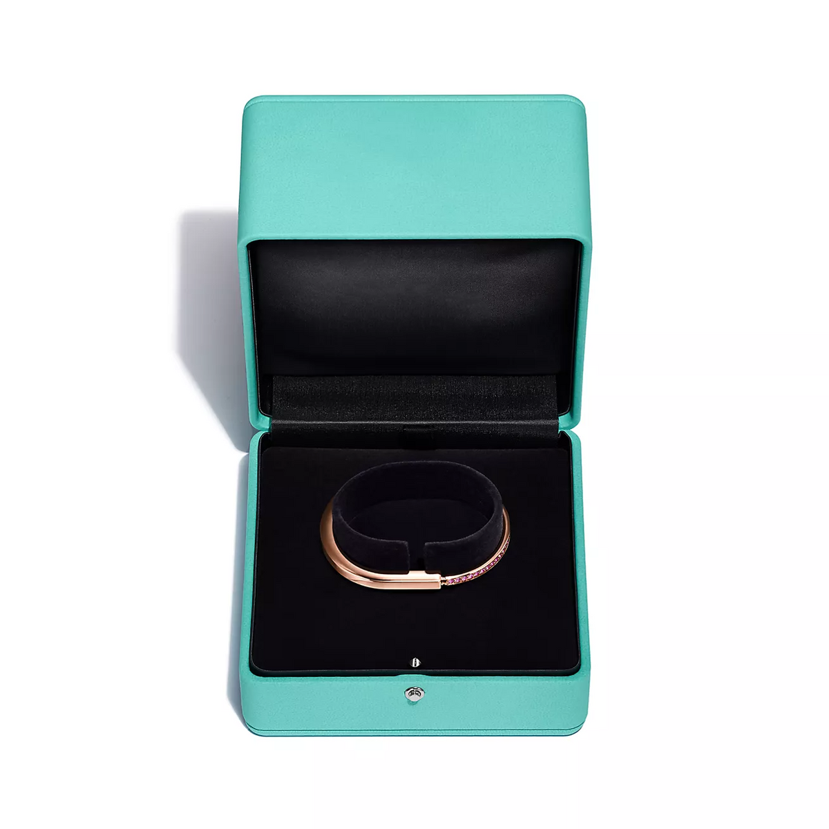 [Stellar jewels]LOCK BRACELET ROSE DIAMOND PINK GOLD