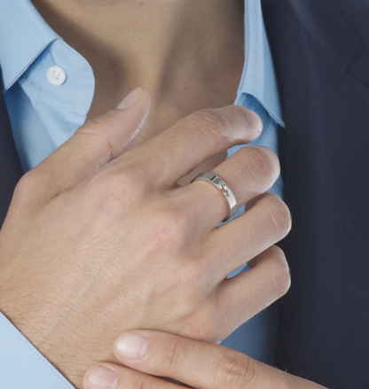 [Stellar Jewelry]ALLIANCE LIENS VIDENCE 4MM RING