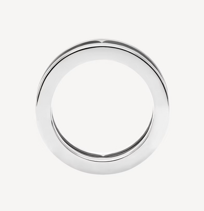 [Stellar Jewelry]ZERO 1 ONE-BAND WITH OPENWORK LOGO SPIRAL RING