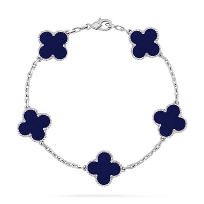 [Stellar Jewelry]CLOVER 5 MOTIF LAPIS LAZULI BRACELET COLLECTION