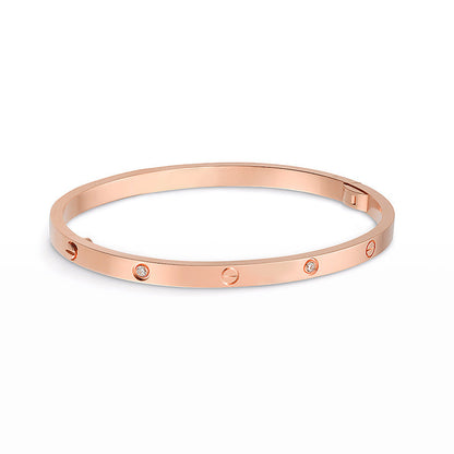 [Stellar Jewelry]LOVE BRACELET 3.65MM 6 DIAMONDS