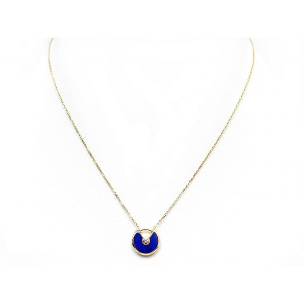 [Stellar Jewelry]AMULETTE ROSE GOLD AGATE NECKLACE