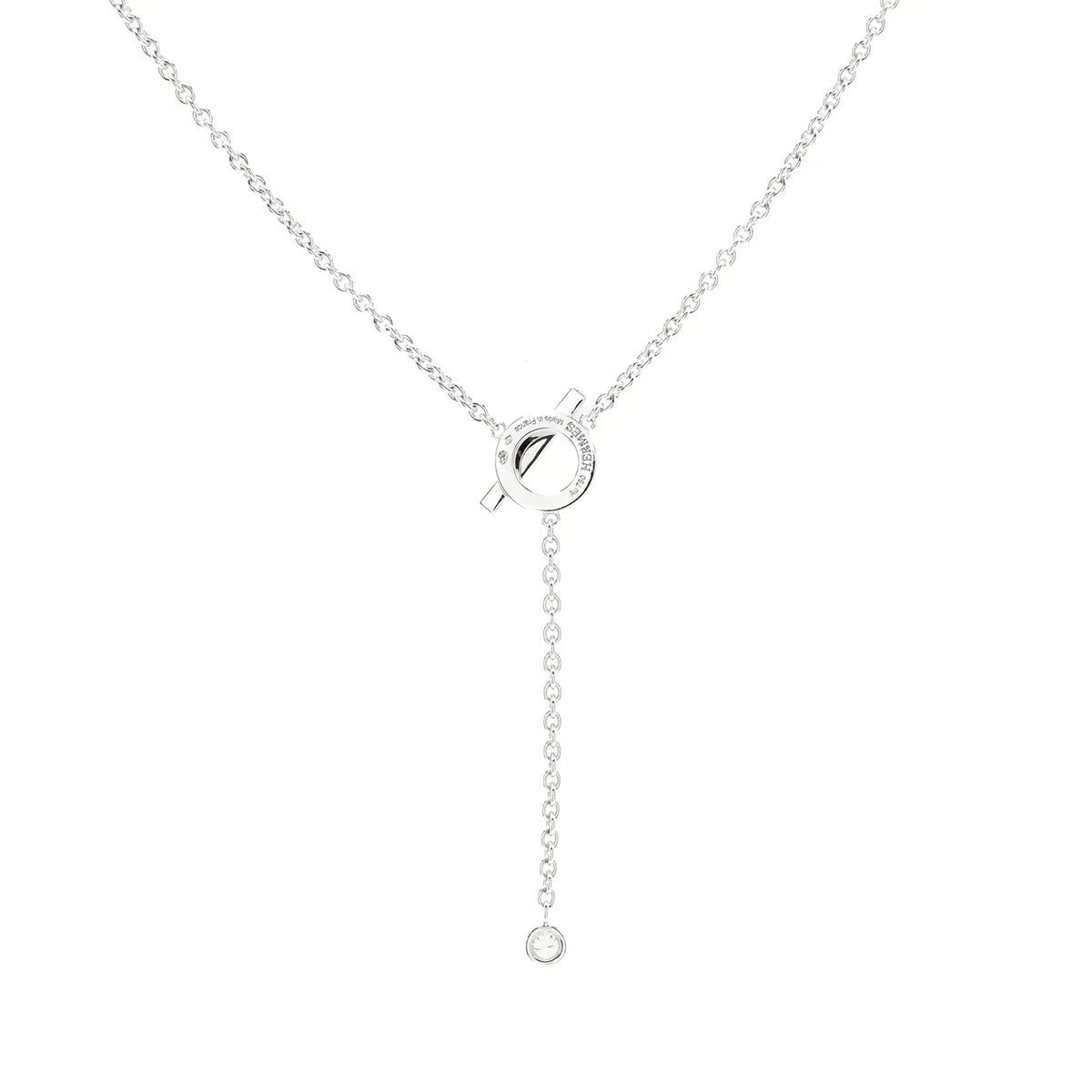 [Stellar Jewelry]FINESSE SILVER DIAMOND NECKLACE