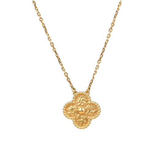 [Stellar Jewelry]CLOVER 15MM  BRONZING NECKLACE