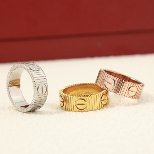 [Stellar Jewelry] 2025 NEW LOVE RING BRUSHED STYLE