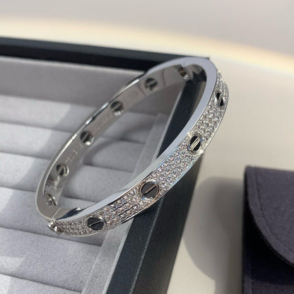 [Stellar Jewelry]LOVE BRACELET 6.1MM DIAMOND-PAVED CERAMIC