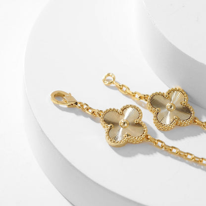 [Stellar Jewelry]CLOVER 10 MOTIFS LASER NECKLACE