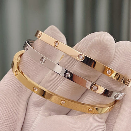 [Stellar Jewelry]LOVE BRACELET 3.65MM 10 DIAMONDS