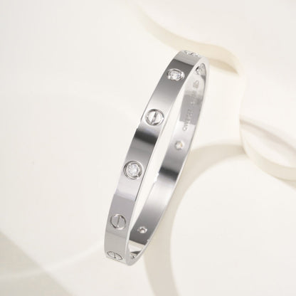 [Stellar Jewelry]LOVE BRACELET 6.1MM 4 DIAMONDS