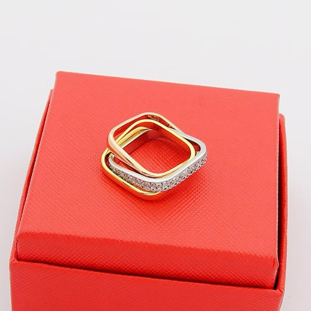 [Stellar Jewelry]TRINITY 3.5MM CUSHION RING COLLECTION