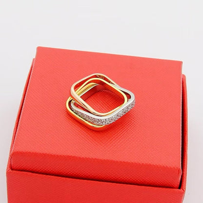 [Stellar Jewelry]TRINITY 3.5MM CUSHION RING COLLECTION