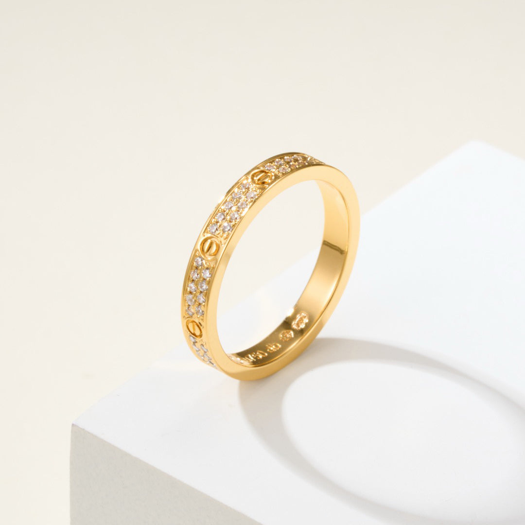 [Stellar Jewelry]LOVE RING 2.65MM DIAMOND