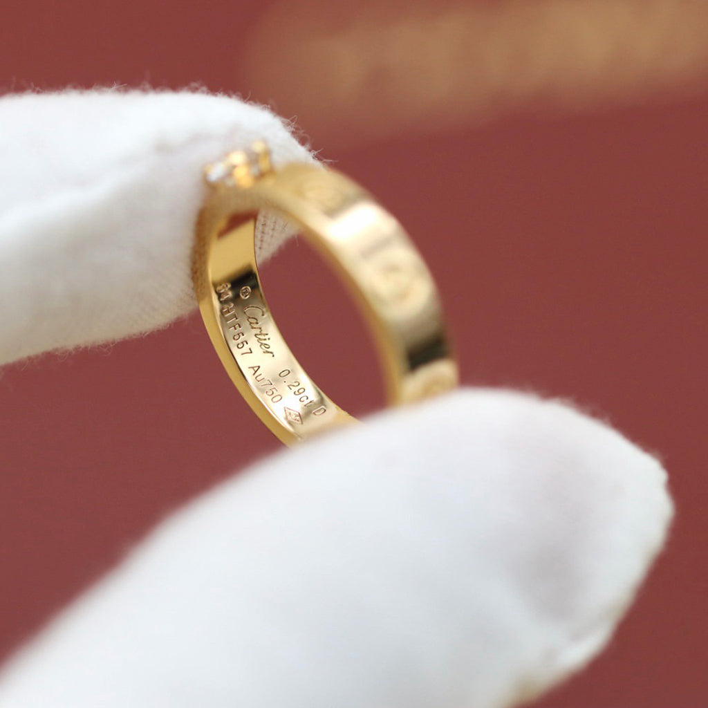 [Stellar Jewelry]LOVE RING 3.6MM 1 BIG DIAMOND