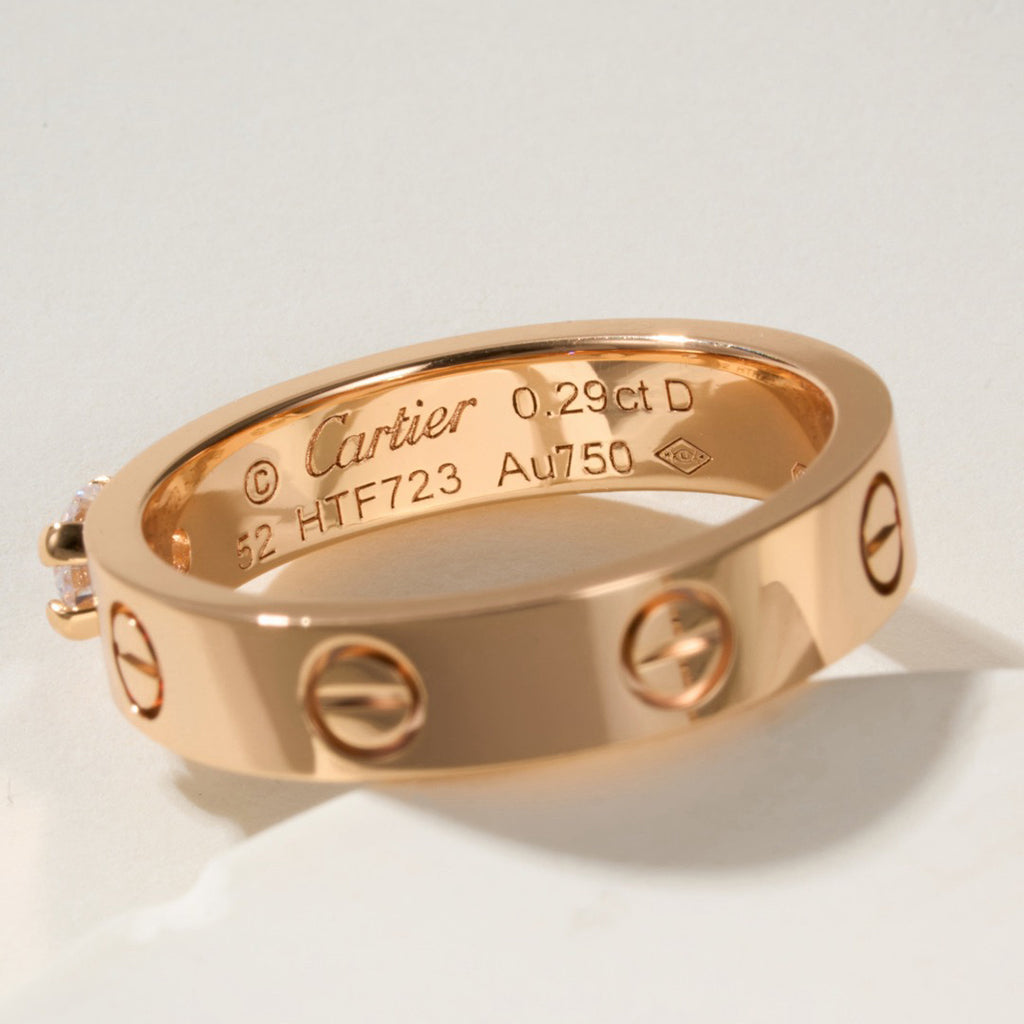 [Stellar Jewelry]LOVE RING 3.6MM 1 BIG DIAMOND