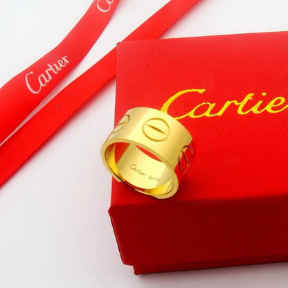 [Stellar Jewelry]LOVE 11MM LARGE RING
