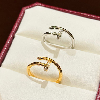[Stellar Jewelry]JUSTE 1.8MM HALF DIAMOND RING