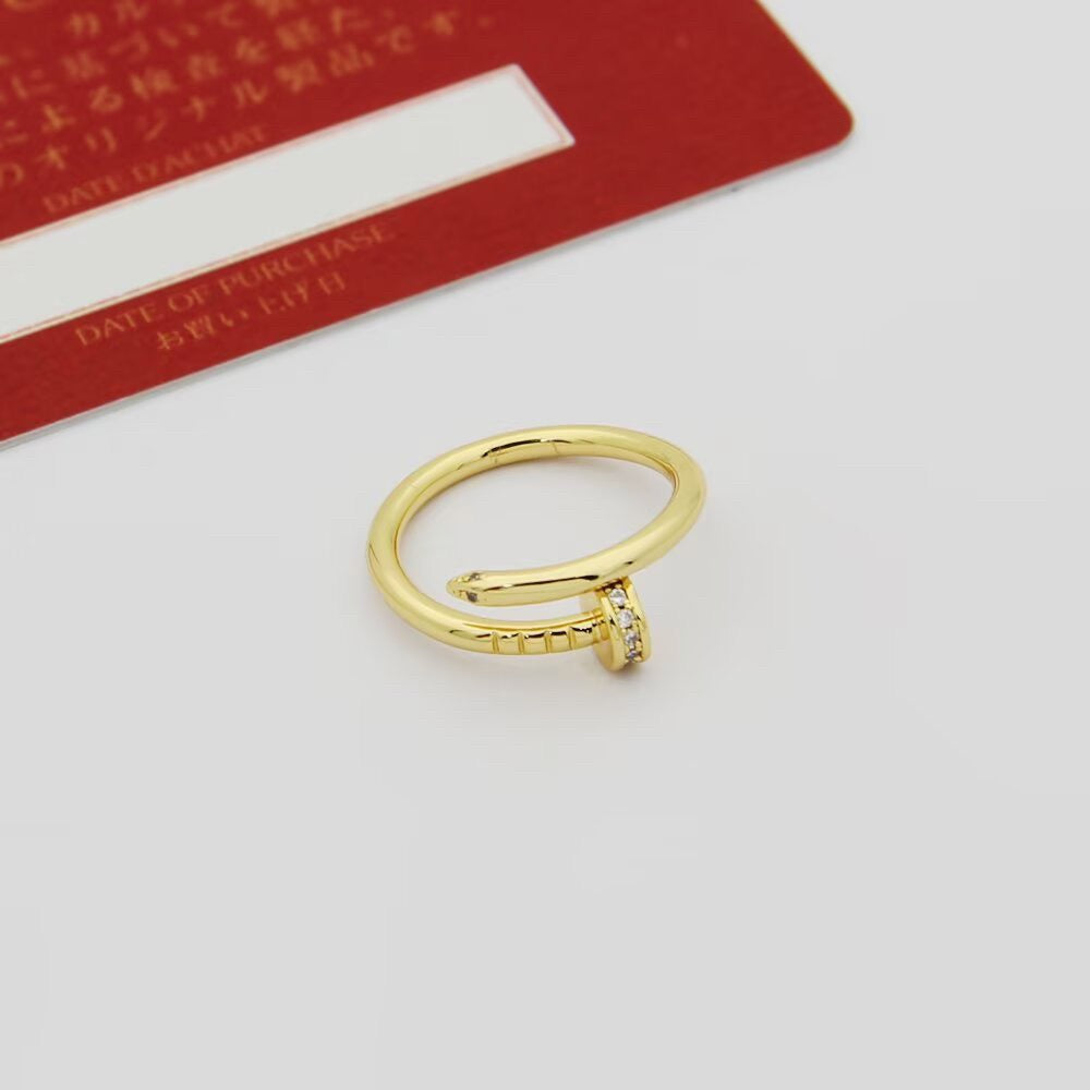 [Stellar Jewelry]JUSTE 1.8MM HALF DIAMOND RING