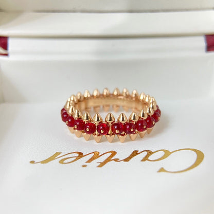 [Stellar Jewelry]CLASH 7.9MM AGATE CHALCEDONY RING