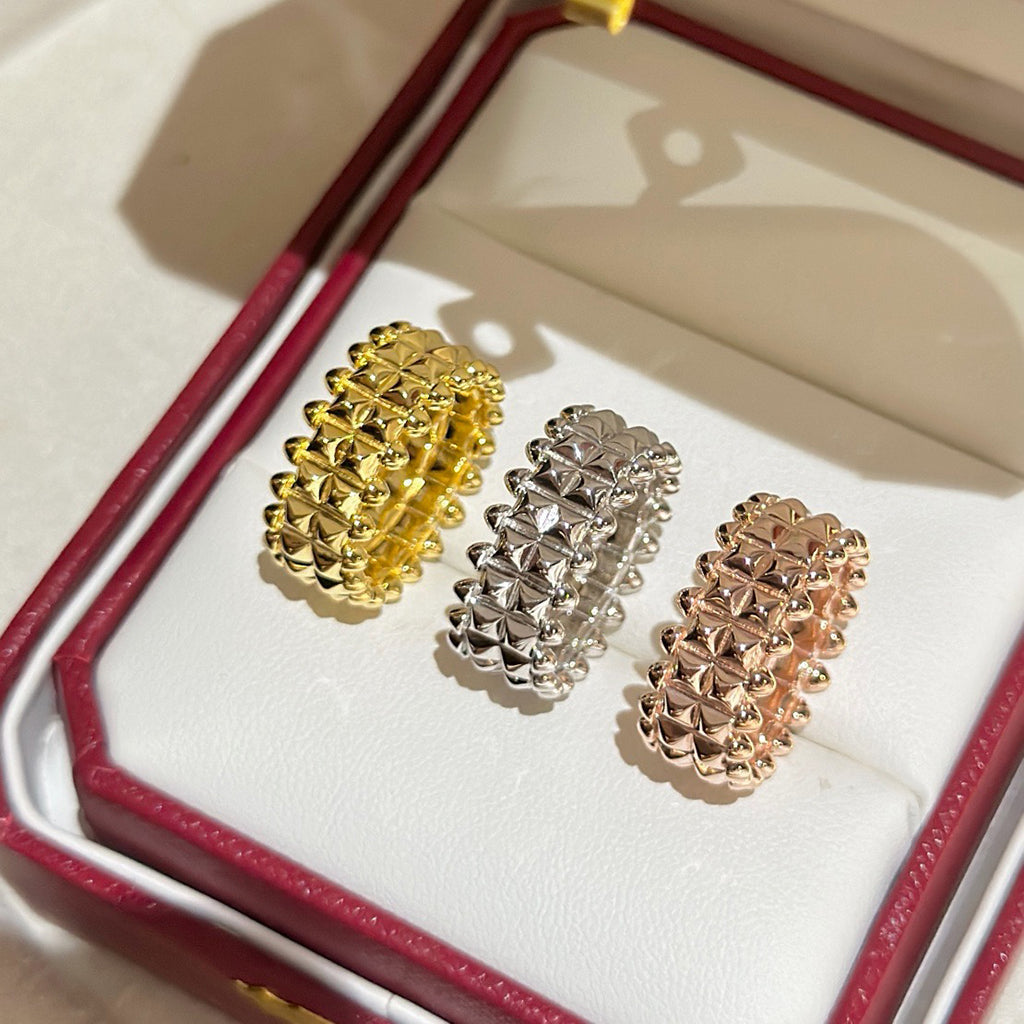 [Stellar Jewelry]CLASH 9.2MM DOUBLE ROW RING