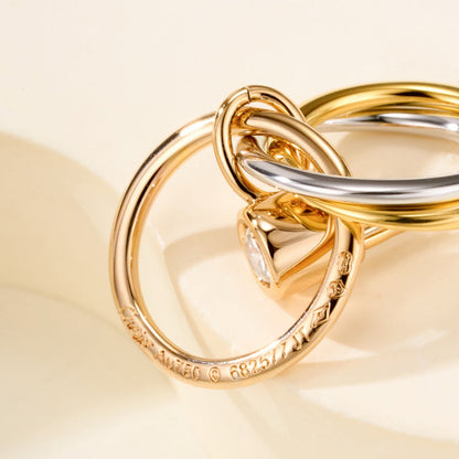 [Stellar Jewelry]TRINITY ON DIAMOND  EARRINGS
