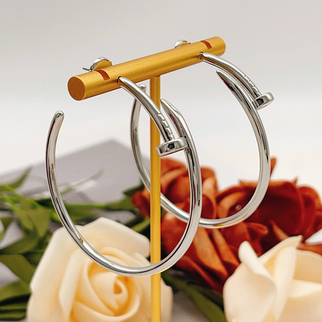 [Stellar Jewelry]JUSTE NO DIAMOND LARGE EARRINGS