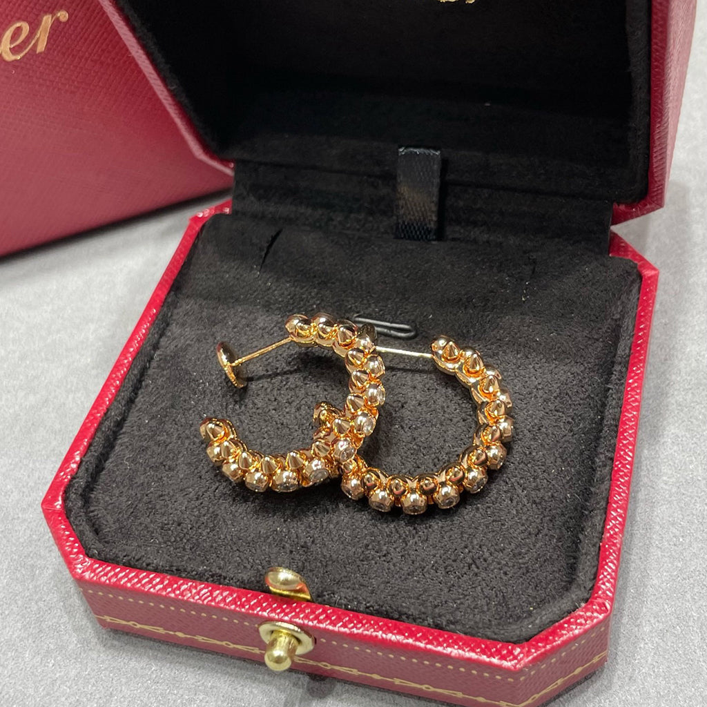 [Stellar Jewelry]CLASH FULL DIAMOND MEDIUM EARRINGS