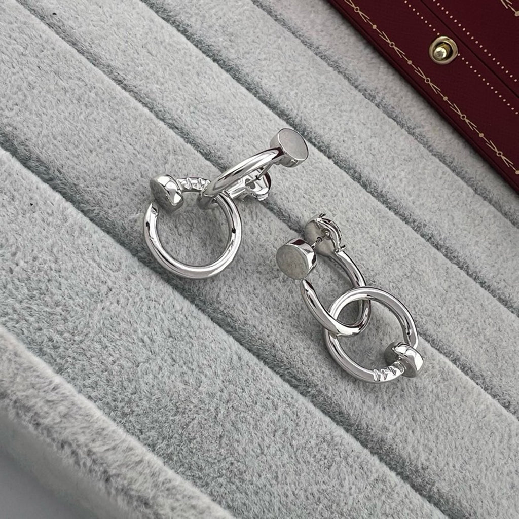 [Stellar Jewelry]JUSTE NO DIAMOND DOUBLE EARRINGS