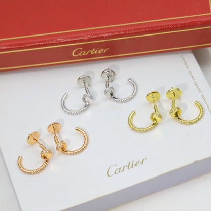 [Stellar Jewelry]JUSTE FULL DIAMOND DOUBLE EARRINGS