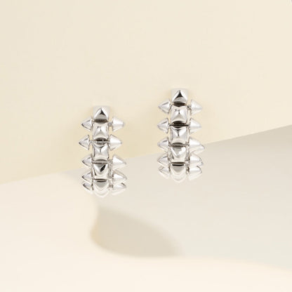 [Stellar Jewelry]CLASH MINI HOOP EARRINGS