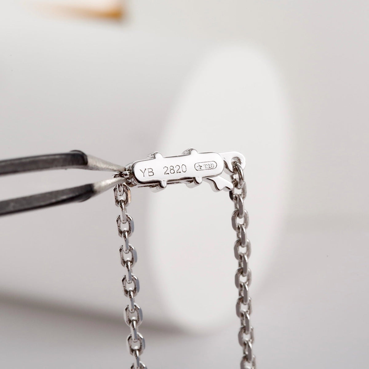 [Stellar Jewelry]LOVE NECKLACE 16MM  FULL DIAMOND