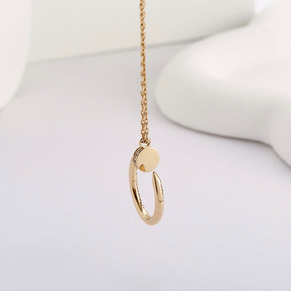 [Stellar Jewelry]JUSTE NECKLACE FULL DIAMOND