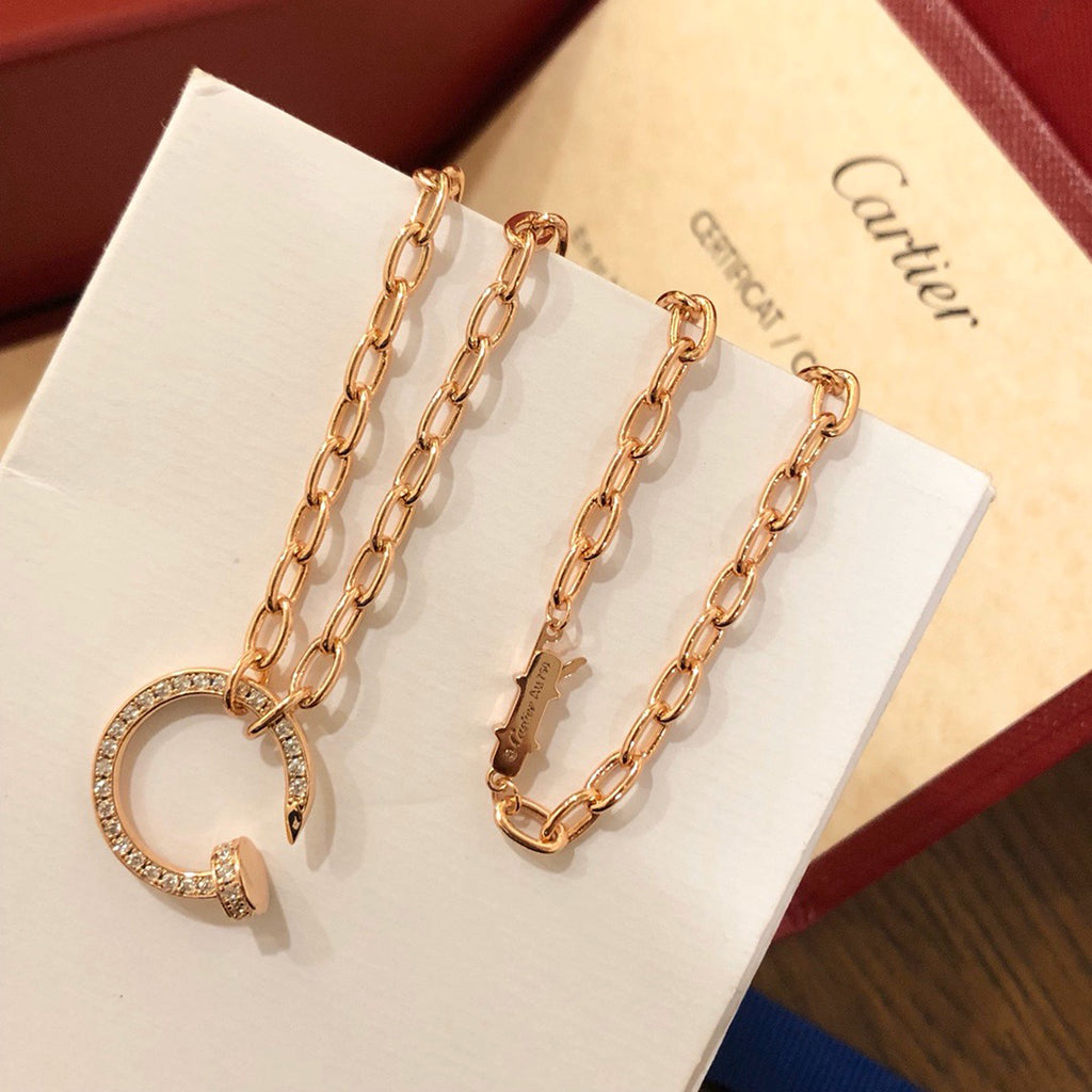 [Stellar Jewelry]JUSTE NECKLACE FULL DIAMONDS