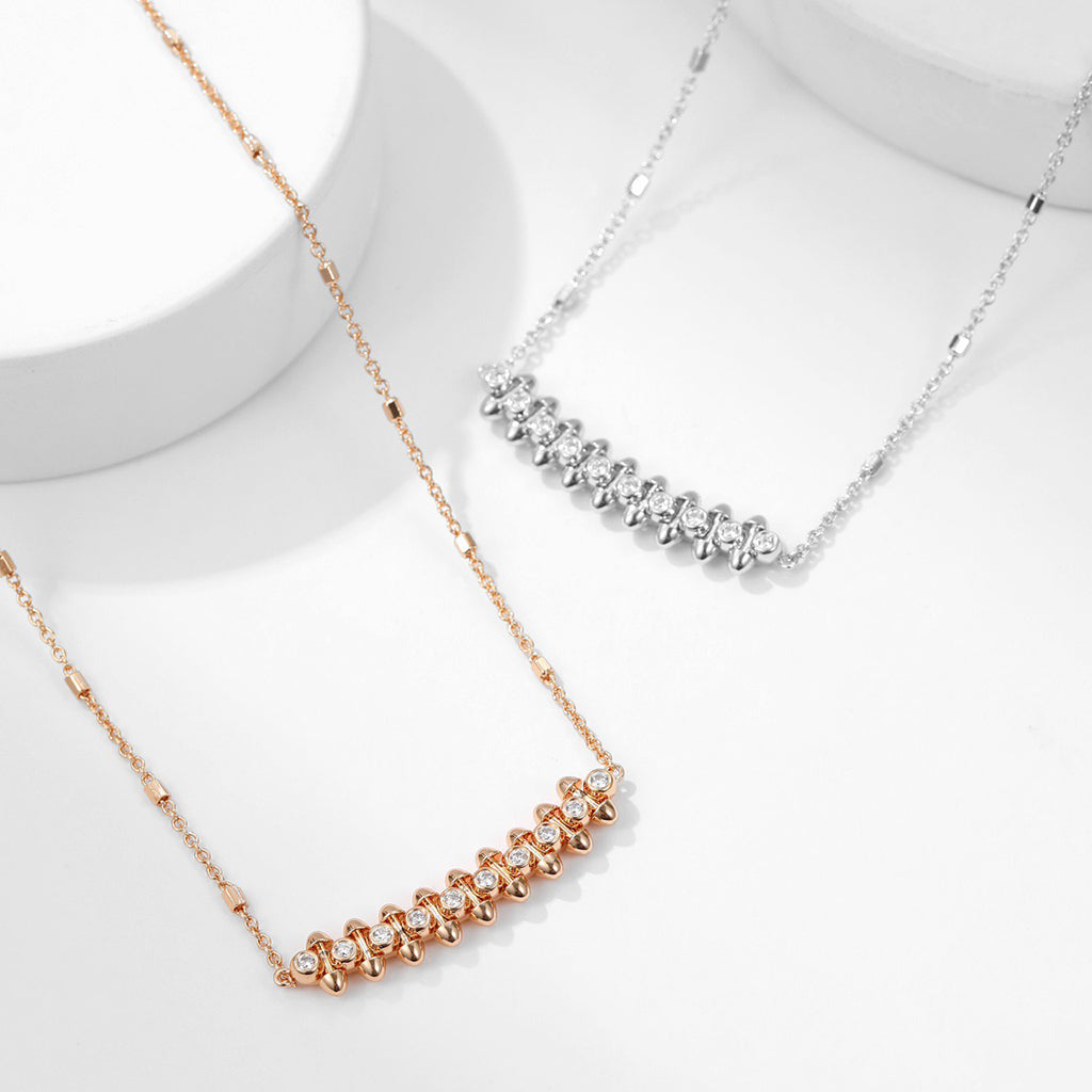 [Stellar Jewelry]CLASH  MEDIUM DIAMOND NECKLACE